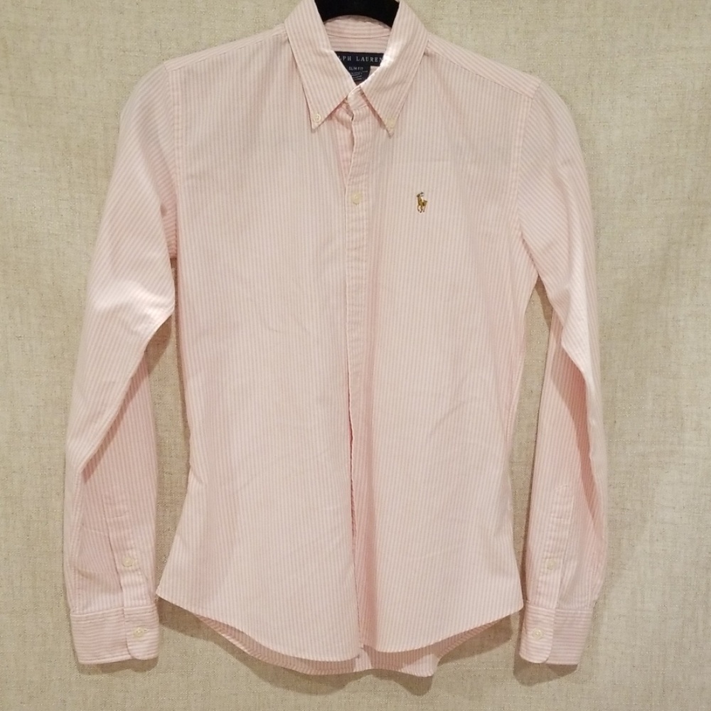 💥Ralph Lauren Shirt Silm Fit Size Small
